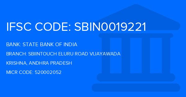 State Bank Of India (SBI) Sbiintouch Eluru Road Vijayawada Branch IFSC Code