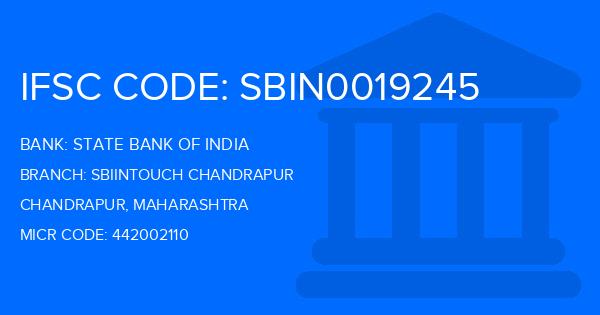 State Bank Of India (SBI) Sbiintouch Chandrapur Branch IFSC Code