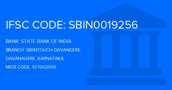 State Bank Of India (SBI) Sbiintouch Davangere Branch IFSC Code