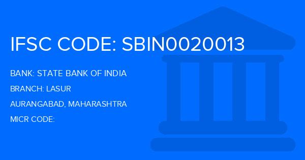 State Bank Of India (SBI) Lasur Branch IFSC Code