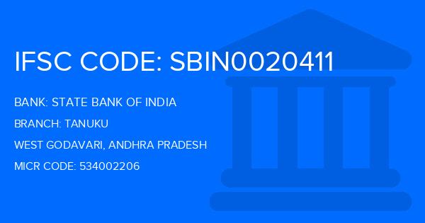 State Bank Of India (SBI) Tanuku Branch IFSC Code