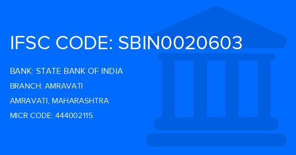 State Bank Of India (SBI) Amravati Branch IFSC Code