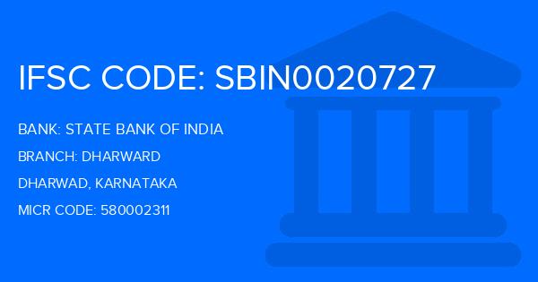 State Bank Of India (SBI) Dharward Branch IFSC Code