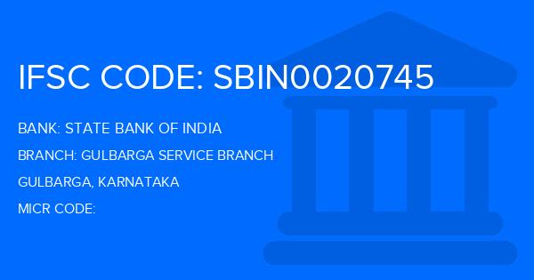 State Bank Of India (SBI) Gulbarga Service Branch