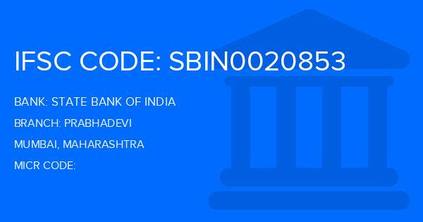 State Bank Of India (SBI) Prabhadevi Branch IFSC Code