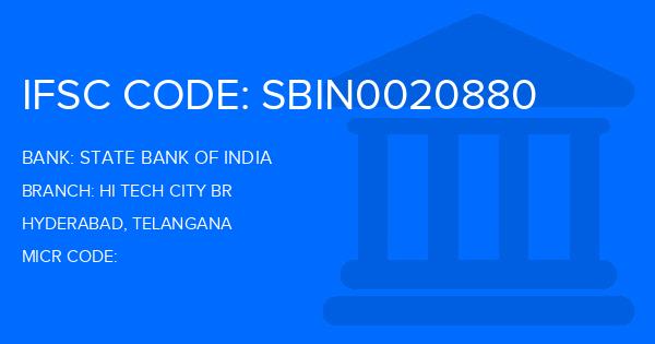 State Bank Of India (SBI) Hi Tech City Br Branch IFSC Code