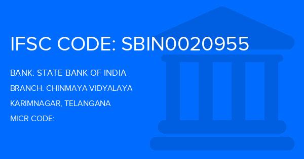State Bank Of India (SBI) Chinmaya Vidyalaya Branch IFSC Code