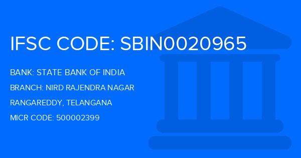State Bank Of India (SBI) Nird Rajendra Nagar Branch IFSC Code