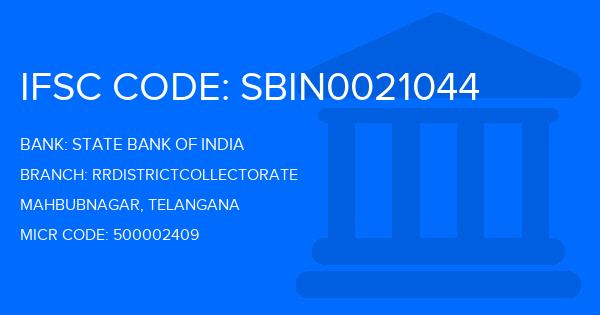 State Bank Of India (SBI) Rrdistrictcollectorate Branch IFSC Code