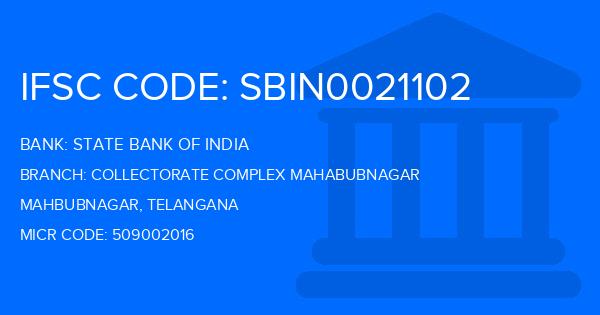 State Bank Of India (SBI) Collectorate Complex Mahabubnagar Branch IFSC Code