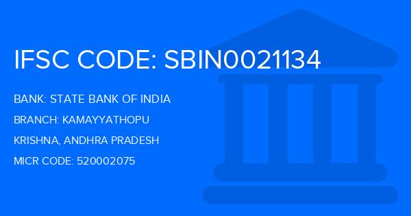 State Bank Of India (SBI) Kamayyathopu Branch IFSC Code