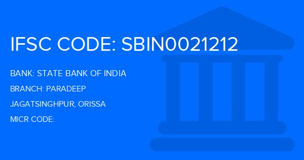 State Bank Of India (SBI) Paradeep Branch IFSC Code
