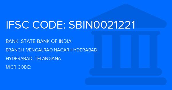 State Bank Of India (SBI) Vengalrao Nagar Hyderabad Branch IFSC Code