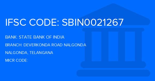 State Bank Of India (SBI) Deverkonda Road Nalgonda Branch IFSC Code