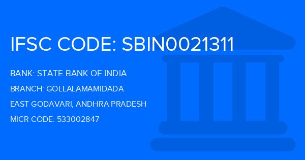 State Bank Of India (SBI) Gollalamamidada Branch IFSC Code
