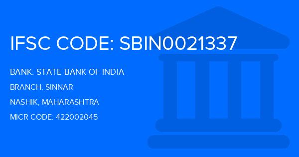 State Bank Of India (SBI) Sinnar Branch IFSC Code