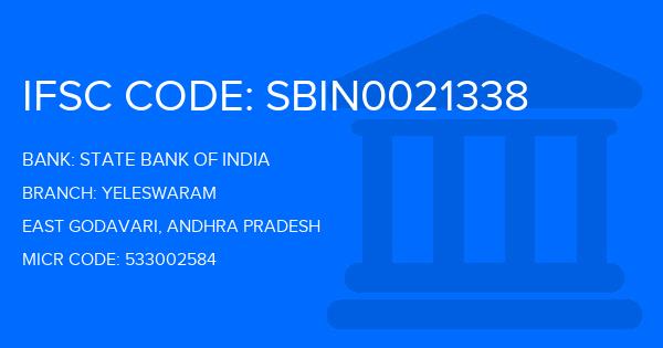 State Bank Of India (SBI) Yeleswaram Branch IFSC Code