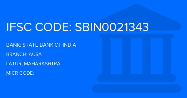 State Bank Of India (SBI) Ausa Branch IFSC Code