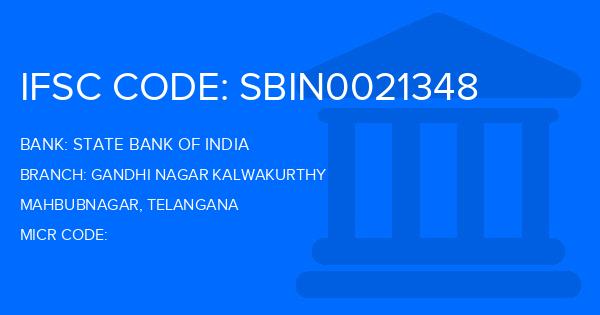 State Bank Of India (SBI) Gandhi Nagar Kalwakurthy Branch IFSC Code