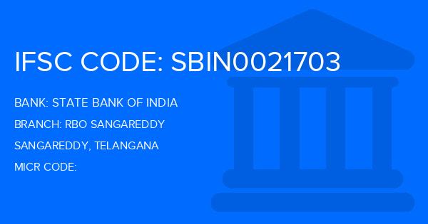 State Bank Of India (SBI) Rbo Sangareddy Branch IFSC Code