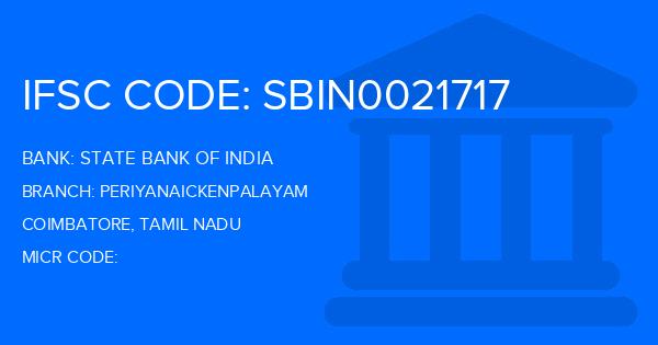 State Bank Of India (SBI) Periyanaickenpalayam Branch IFSC Code
