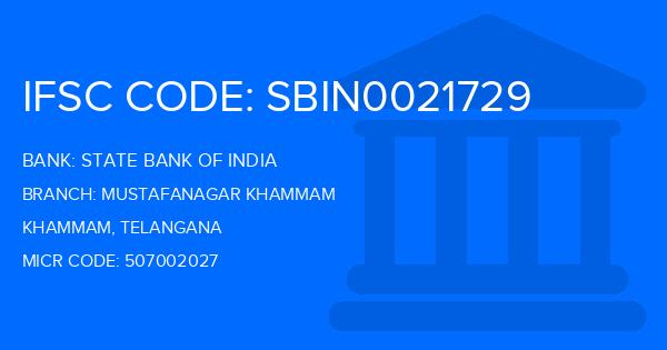 State Bank Of India (SBI) Mustafanagar Khammam Branch IFSC Code