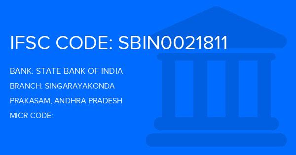State Bank Of India (SBI) Singarayakonda Branch IFSC Code