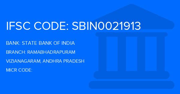 State Bank Of India (SBI) Ramabhadrapuram Branch IFSC Code