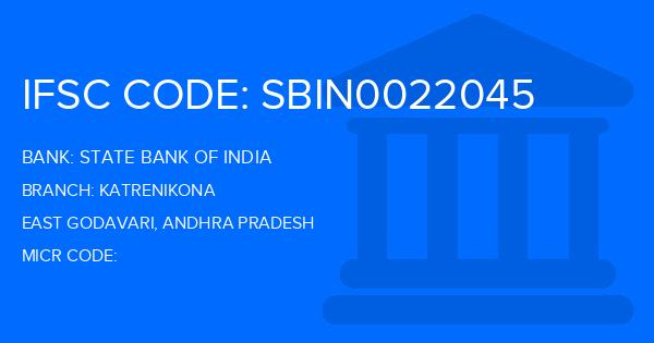State Bank Of India (SBI) Katrenikona Branch IFSC Code