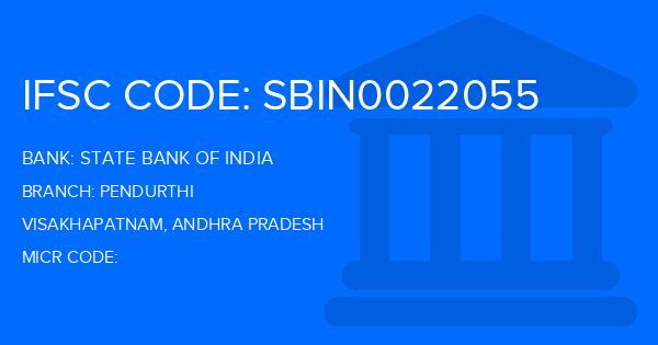 State Bank Of India (SBI) Pendurthi Branch IFSC Code