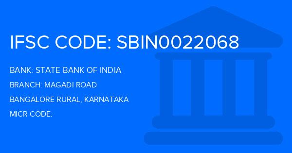 State Bank Of India (SBI) Magadi Road Branch IFSC Code