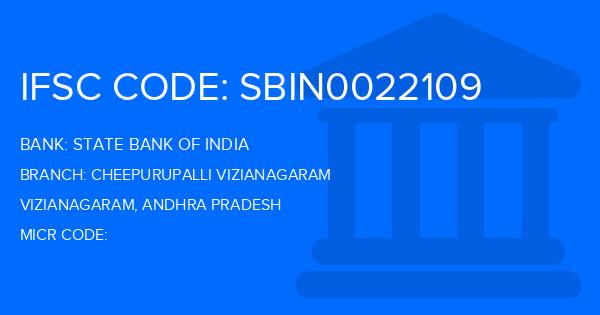 State Bank Of India (SBI) Cheepurupalli Vizianagaram Branch IFSC Code
