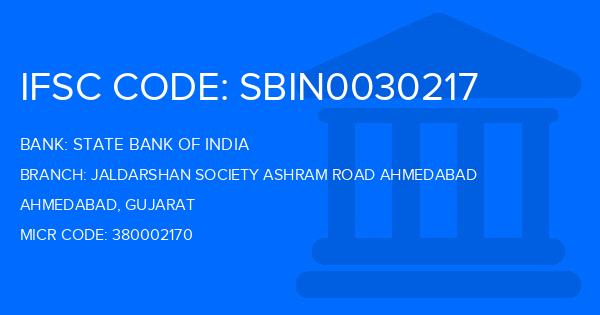 State Bank Of India (SBI) Jaldarshan Society Ashram Road Ahmedabad Branch IFSC Code