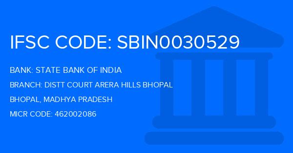 State Bank Of India (SBI) Distt Court Arera Hills Bhopal Branch IFSC Code