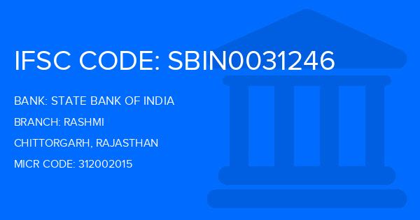 State Bank Of India (SBI) Rashmi Branch IFSC Code