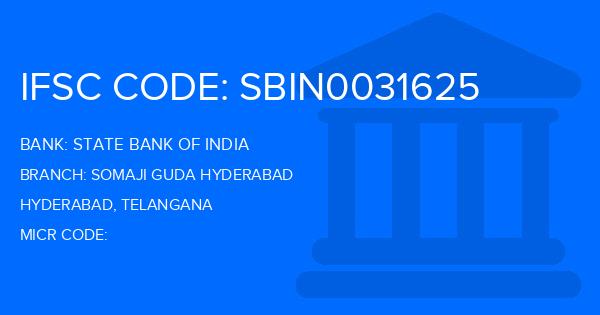 State Bank Of India (SBI) Somaji Guda Hyderabad Branch IFSC Code
