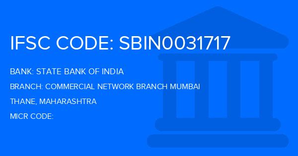State Bank Of India (SBI) Commercial Network Branch Mumbai Branch IFSC Code