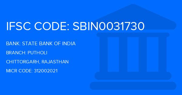 State Bank Of India (SBI) Putholi Branch IFSC Code