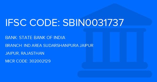 State Bank Of India (SBI) Ind Area Sudarshanpura Jaipur Branch IFSC Code