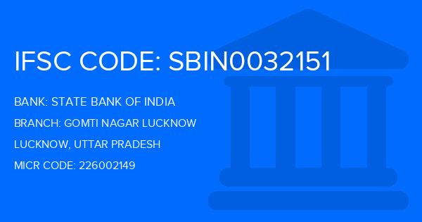 State Bank Of India (SBI) Gomti Nagar Lucknow Branch IFSC Code