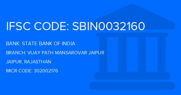 State Bank Of India (SBI) Vijay Path Mansarovar Jaipur Branch IFSC Code