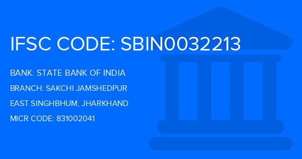 State Bank Of India (SBI) Sakchi Jamshedpur Branch IFSC Code