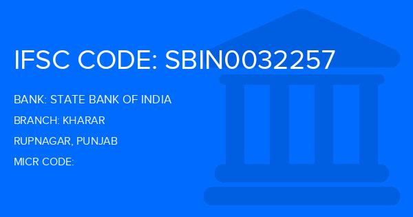 State Bank Of India (SBI) Kharar Branch IFSC Code