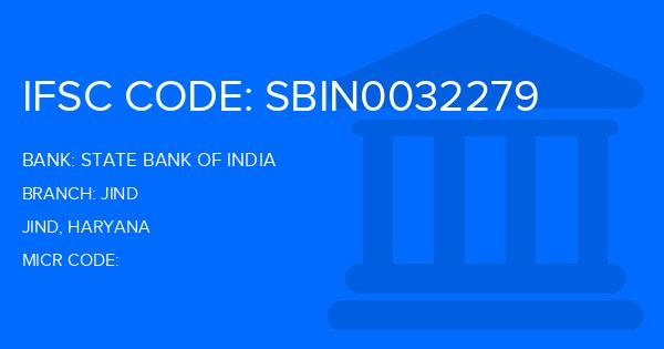 State Bank Of India (SBI) Jind Branch IFSC Code