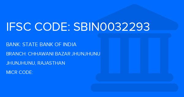 State Bank Of India (SBI) Chhawani Bazar Jhunjhunu Branch IFSC Code
