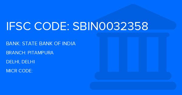 State Bank Of India (SBI) Pitampura Branch IFSC Code