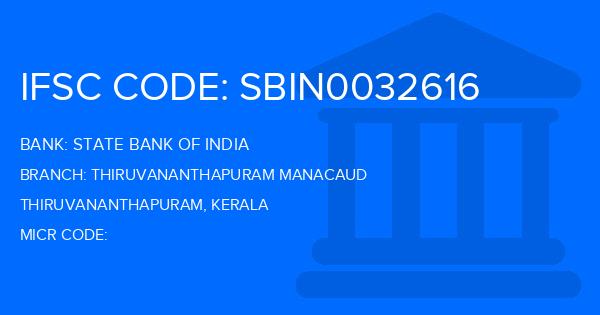 State Bank Of India (SBI) Thiruvananthapuram Manacaud Branch IFSC Code