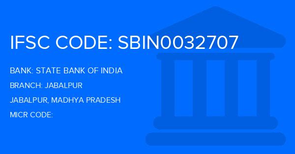 State Bank Of India (SBI) Jabalpur Branch IFSC Code