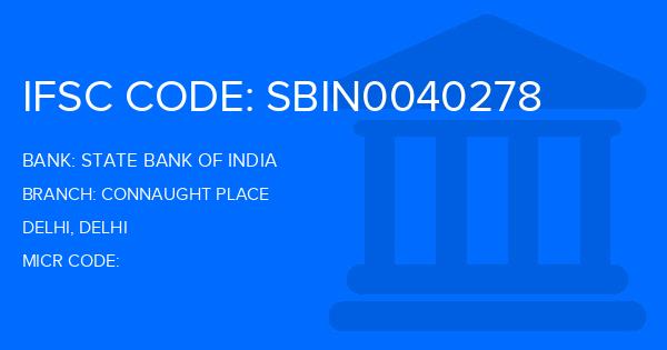 State Bank Of India (SBI) Connaught Place Branch IFSC Code