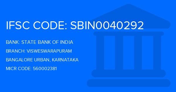 State Bank Of India (SBI) Visweswarapuram Branch IFSC Code